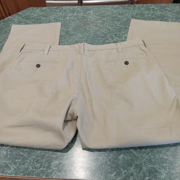 Haggar Life Khaki Pants Mens 40X32 Repreve Tan Flat Front Straight Fit NWT New - Picture 8 of 9